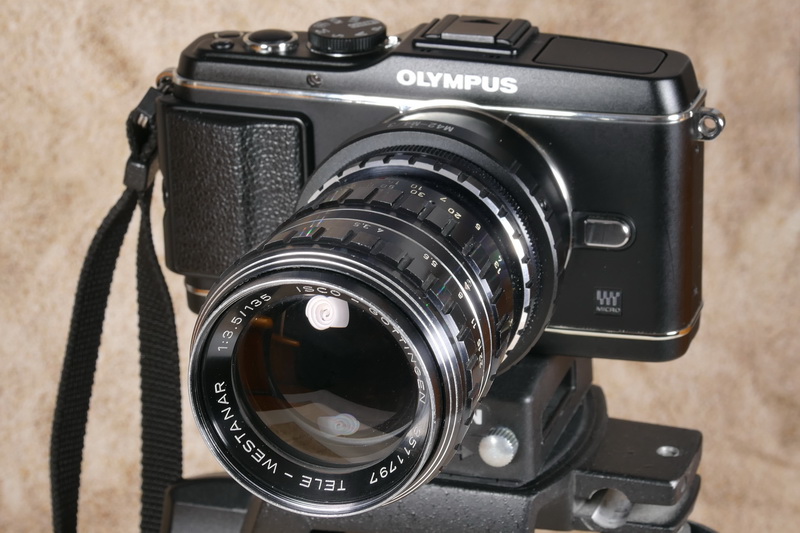 Olympus Pen E-P3 mit ISCO GTTINGEN TELE-WESTANAR 3,5 135mm (M42-MFT)